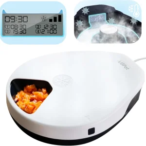 automatic Cat Feeder Wet Food with Cooling,