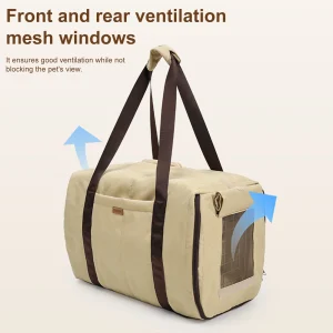 Dog Carrier Breathable Mesh & Comfortable Strap