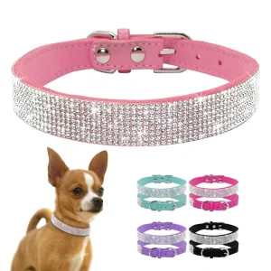 Dog Collar Crystal Glitter Rhinestone