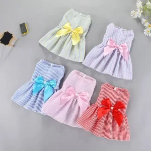 Small Dog Flower Princess Dress