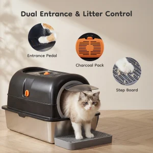 Stainless Steel Cat Litter Box